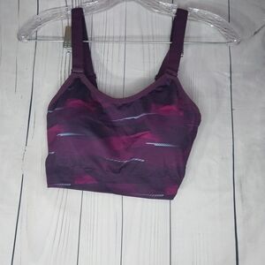 Crivit Women's Purple Sports Bra Size L